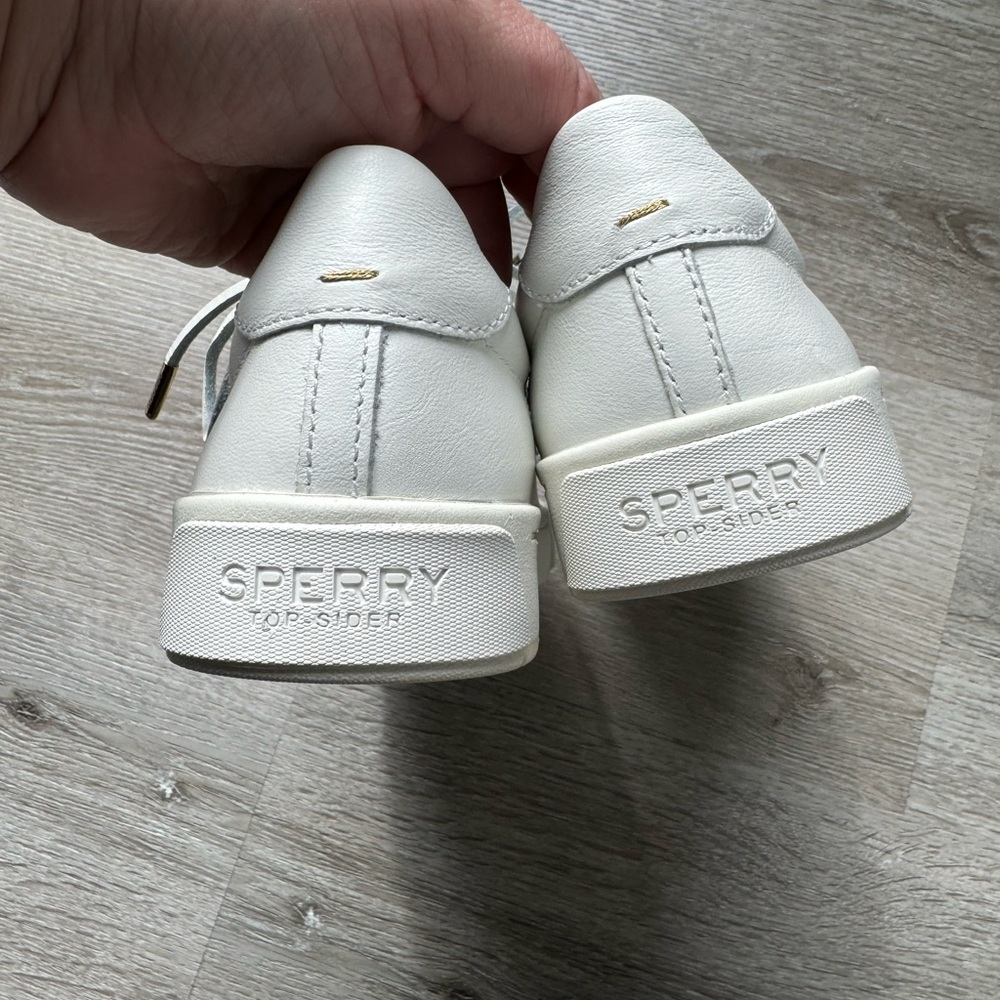 Sperry Women's ANCHOR PLUSHWAVE LEATHER sneakers, 7.5 - Picture 4 of 6
